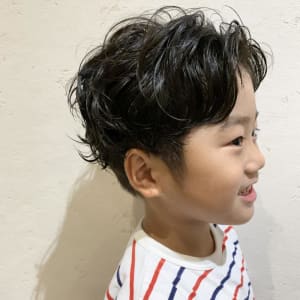 メンズのオススメ順 キッズ パーマの髪型 ヘアスタイル 楽天ビューティ