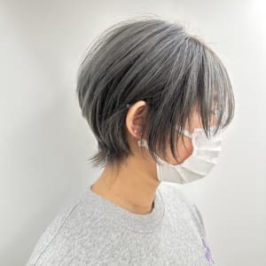 フォンテーヌ DX30 人毛MIX ブラウン系グラデーション ショート