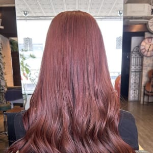 赤毛カール太巻きロングスタイルbnsdnj9