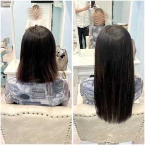 オススメ順】エクステ/黒髪/ロングの髪型・ヘアスタイル | 楽天