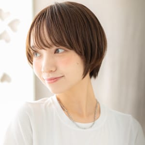 アシンメトリーナチュラルマッシュショート ボーイッシュ女子 | COVER