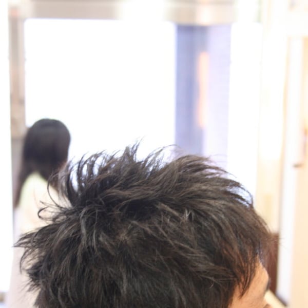 メンズ無造作カット|hair Qril