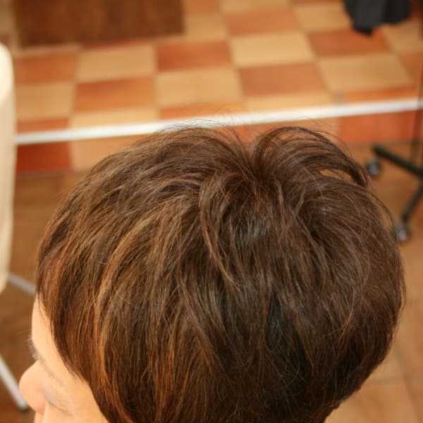 京都　プチアシンメトリー＆ハイライト