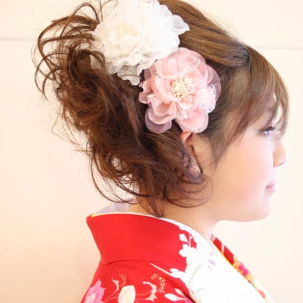 京都 大学卒業式のヘアセット&着付け|hair Qril