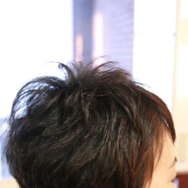 京都 顔回りの縮毛矯正