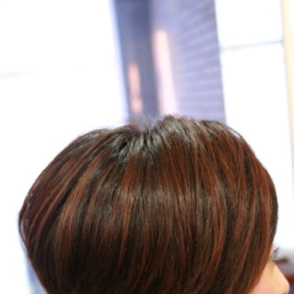 京都　ナチュラルハイライトで創るスタイル|hair Qril