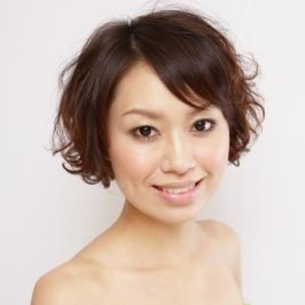 ふんわりしたカーリーヘア