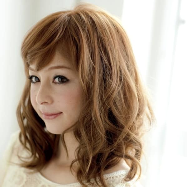 【オススメ順】40代/パーマ/セミロングの髪型・ヘアスタイル 楽天ビューティ