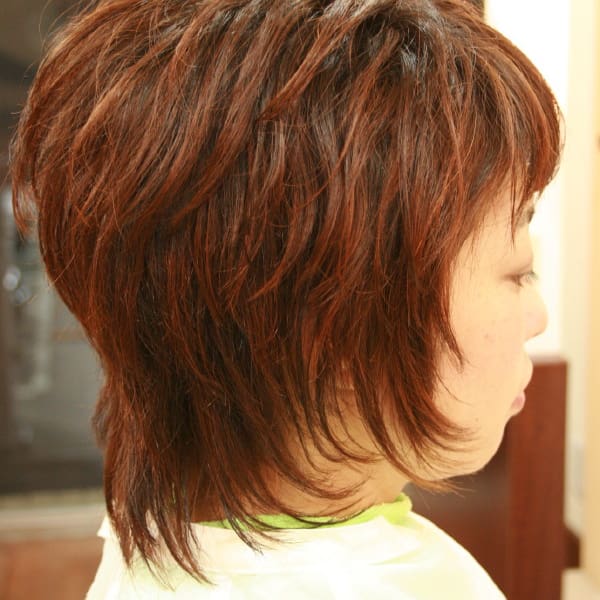 京都 クセ毛とドライカット+天然100%ヘナ