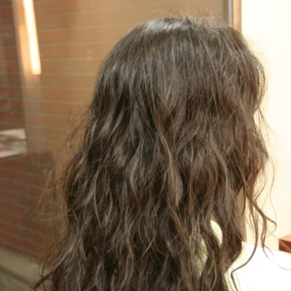 京都　エアウェーブ　ロングパーマスタイル|hair Qril