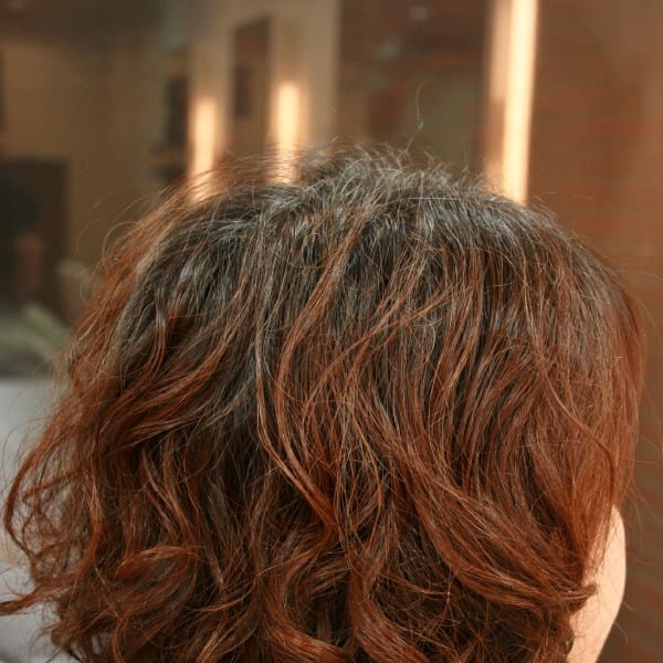 京都　ミディアムのエアウェーブスタイル　|hair Qril