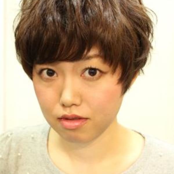 無造作ショート 