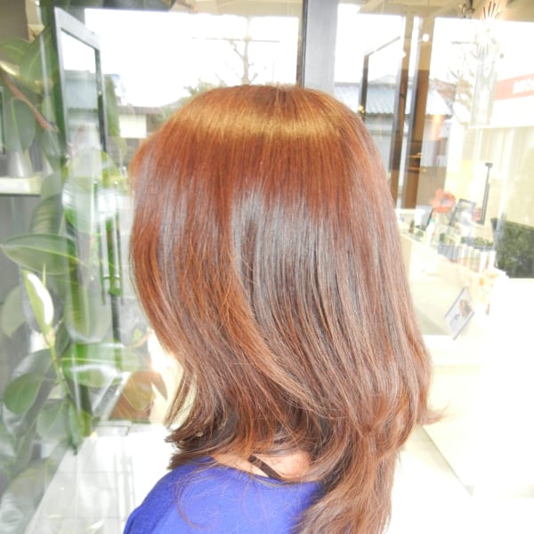 大人　ツヤピンクアッシュ