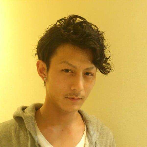 メンズカット パーマ|hairmake&nail ing