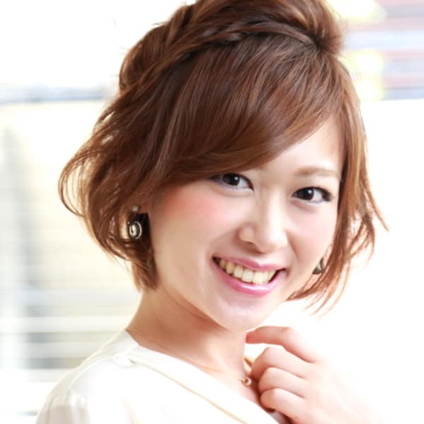 ワンポイント編み込み