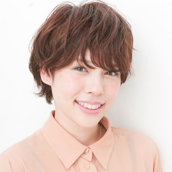 外国人風くせ毛ショート