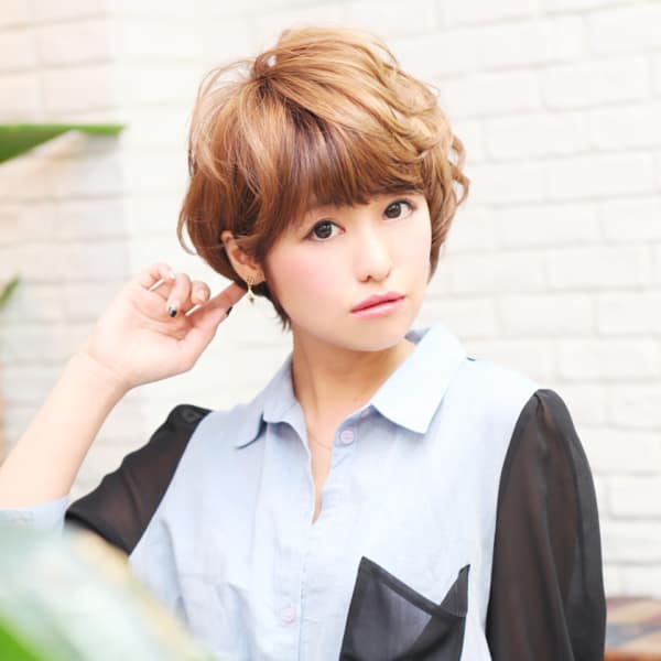 【RELEDEN】ゆるふわパーマで大人可愛いショートスタイル