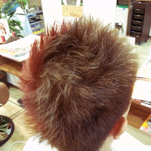 ソフトモヒカン&アクセントカラー