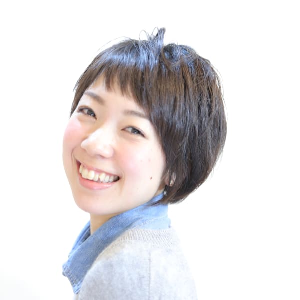 ショートバング×黒髪★