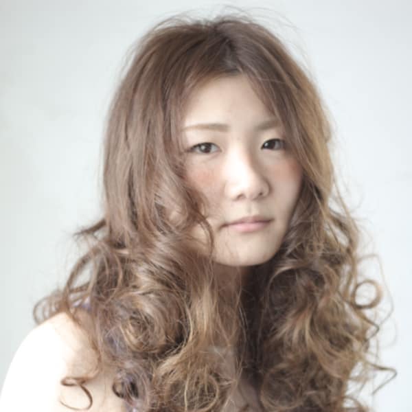 パーマ風　アレンジ