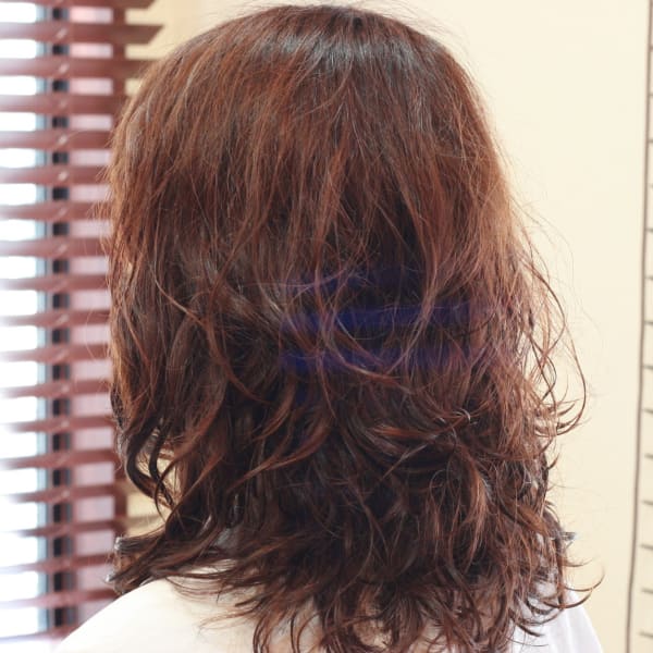 大人可愛いエアウェーブスタイル  京都　クリル美容室 |hair Qril