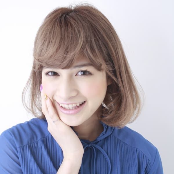 やさしい質感のナチュラルボブ