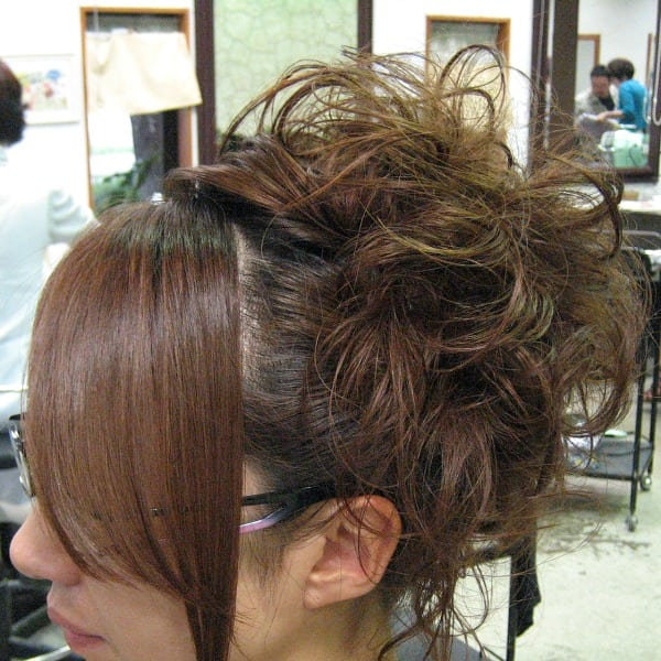 オススメ順 ヘアアレンジ エレガント ストレート ミディアムの髪型 ヘアスタイル 楽天ビューティ