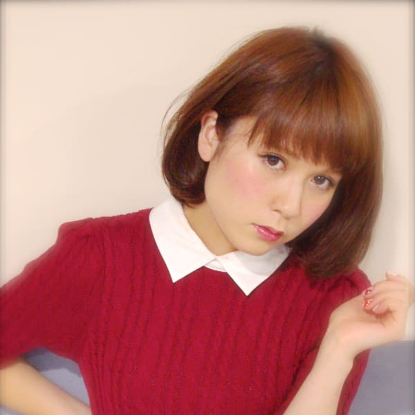 耳かけ×大人かわいいナチュラルボブ|Stujio