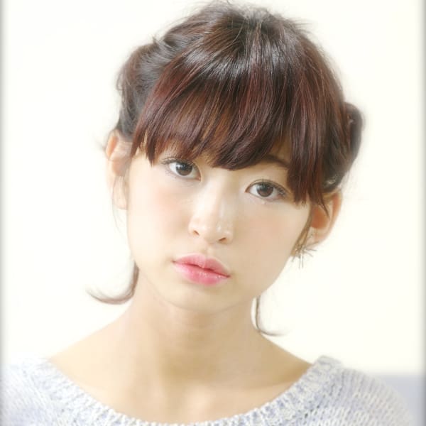 【アレンジ】ルーズなおくれ毛アップスタイル