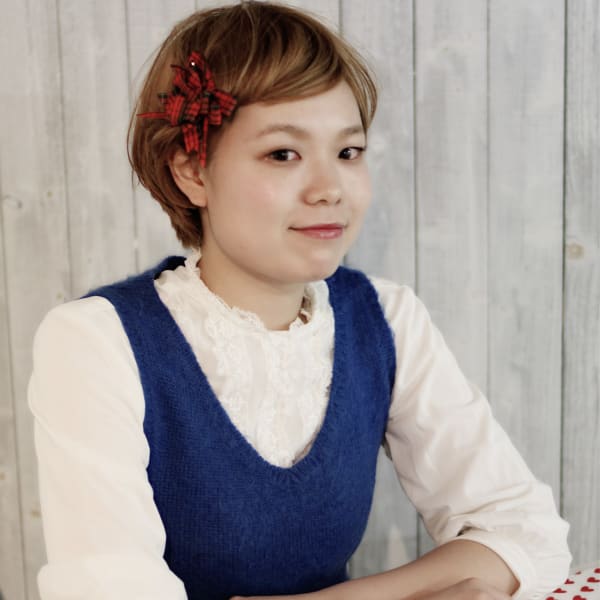 キュートな前髪アレンジ