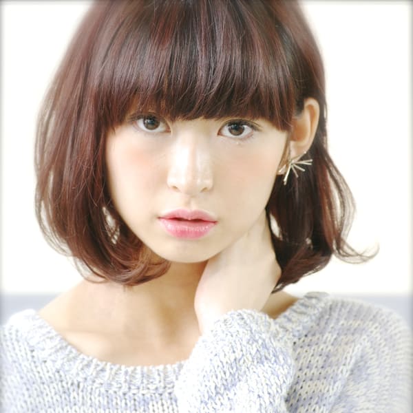 大人可愛い☆暗髪・ワンカールボブ☆