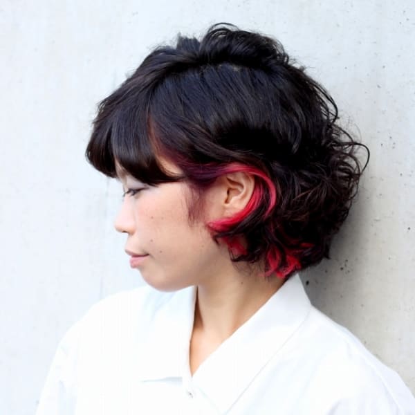 くせ毛風無造作ショート