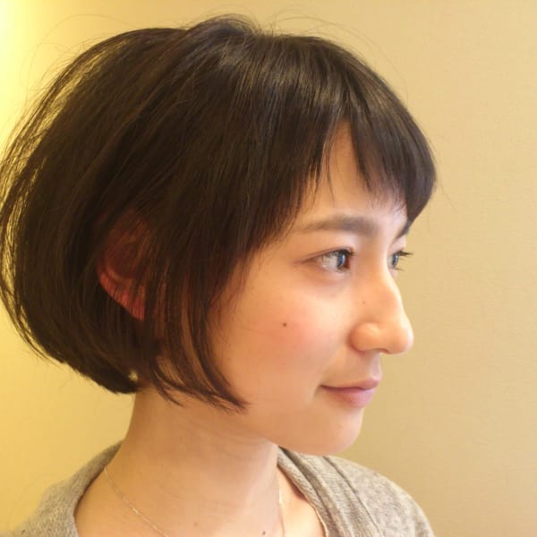 ナチュラルボブ|hairmake&nail ing