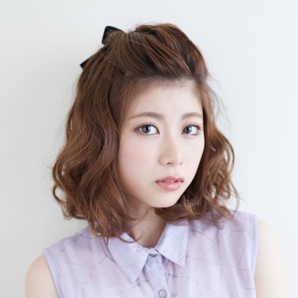 無造作ポンパドール