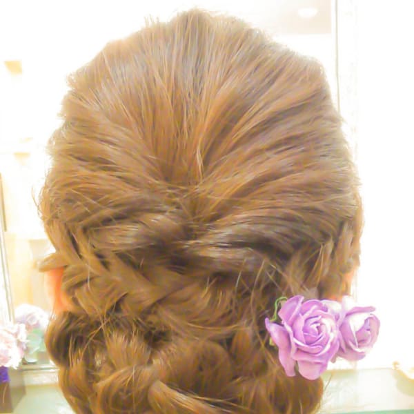 和装にも☆ツヤやかアレンジm