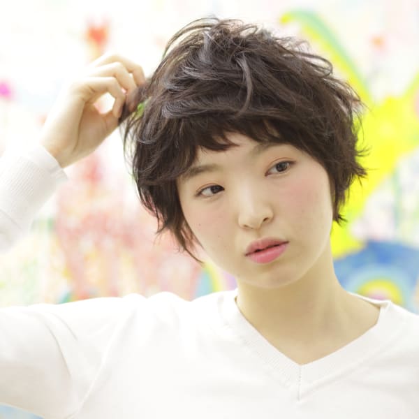 【こだわりの再現性×シルエット】くせ毛風アクティブショート