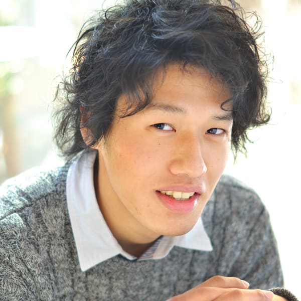 ランダムパーマスタイル