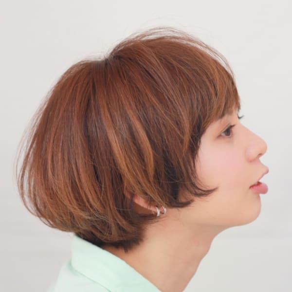  お洒落大人のマッシュショート