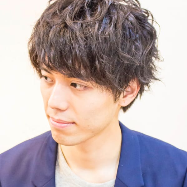 ★毛束感強調マッシュ m