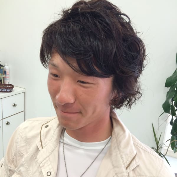 メンズパーマスタイル