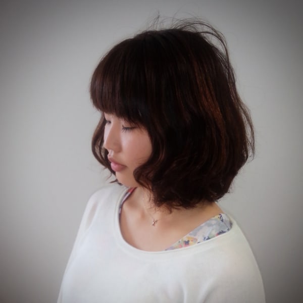 華やかゆれパーマ|Natural Hair