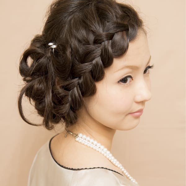 お呼ばれアレンジスタイル