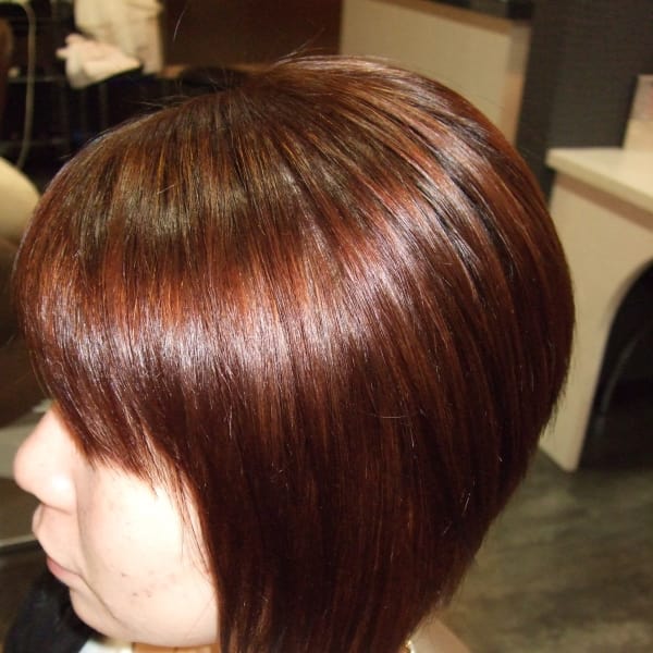 前下がりのグラデーションボブ