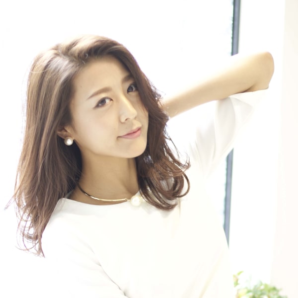 【Luxian】透明感リラックスカール（セミロング）