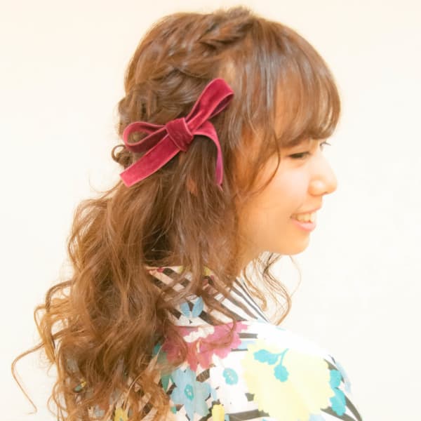 袴着付け　卒業式ヘアアレンジ♪横浜桜木町　石川町町中華街