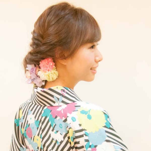 卒業式袴着付け　ヘアセット♪横浜関内　桜木町みなとみらい