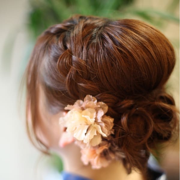 振袖着付け　成人式ヘアアレンジ♪新横浜関内町石川町元町中華街