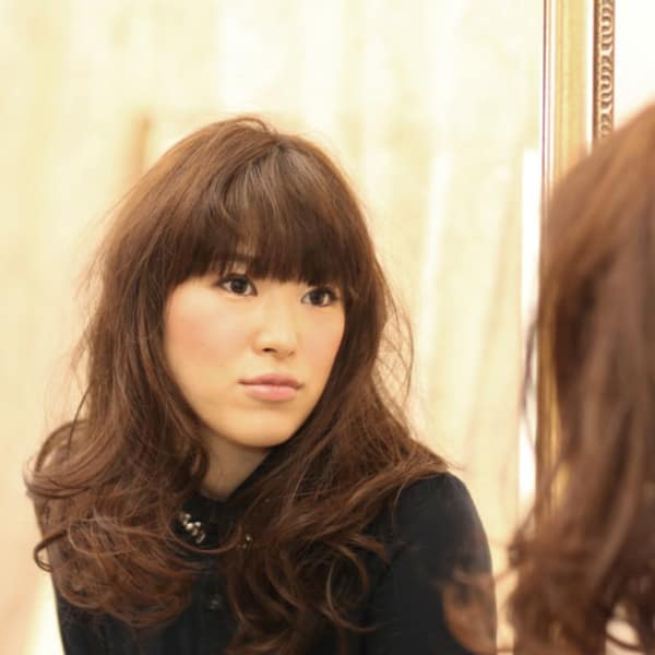シフォンカールロング