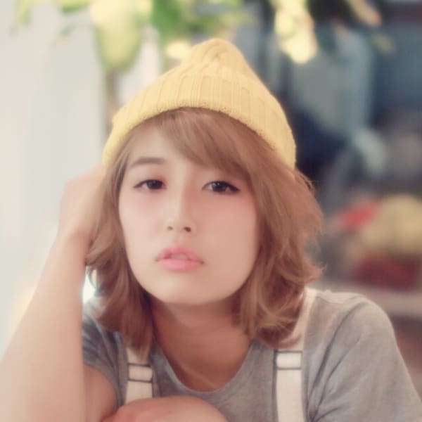 ニット帽アレンジ