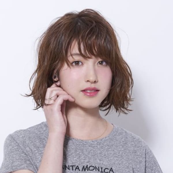 ラフウェーブボブ